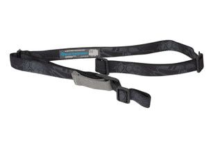 Blue Force Gear Vickers 2-Point Combat Sling in Kryptec Typhoon features CORDURA webbing with a contrasting pull tab